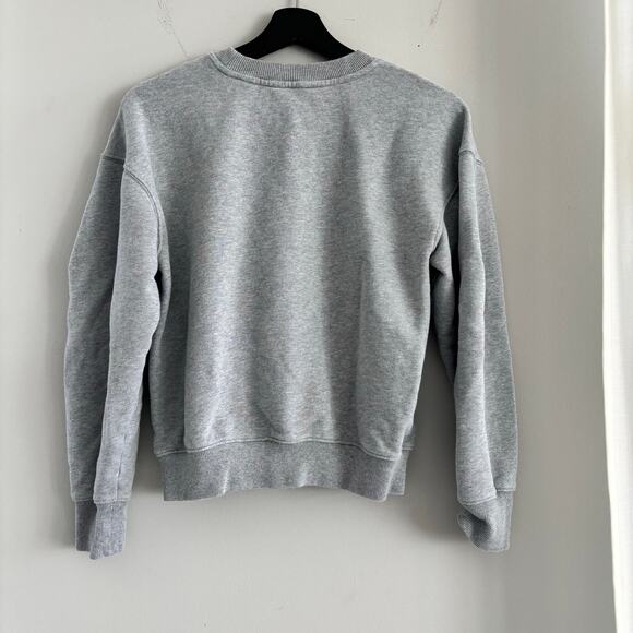 Madewell Women's Vintage Inspired Gray Crewneck Sweater Long Sleeve Size Small - Picture 3 of 6